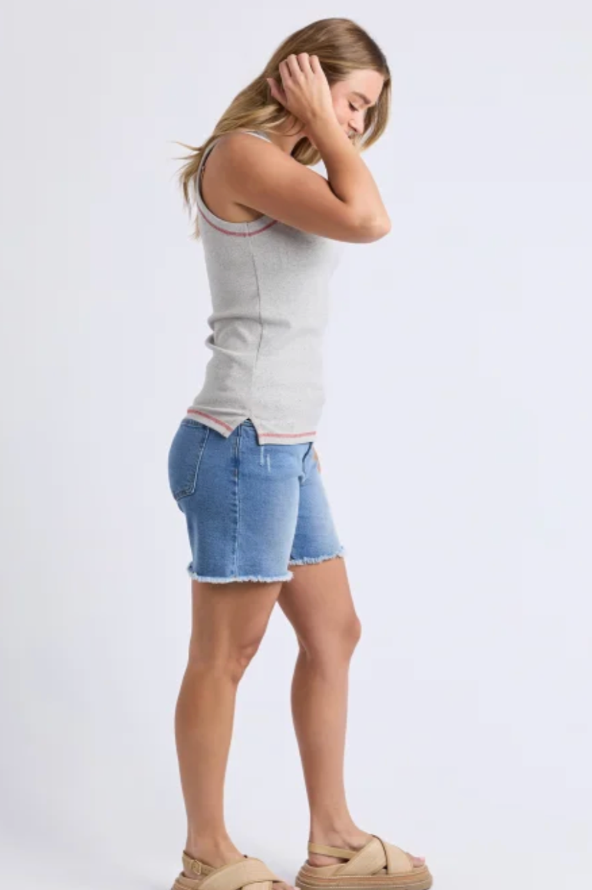 Lennox tank - Grey Marle