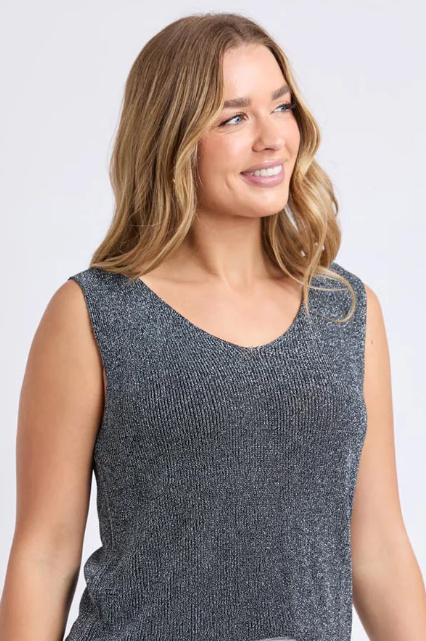 Whitby Knit Top - Black