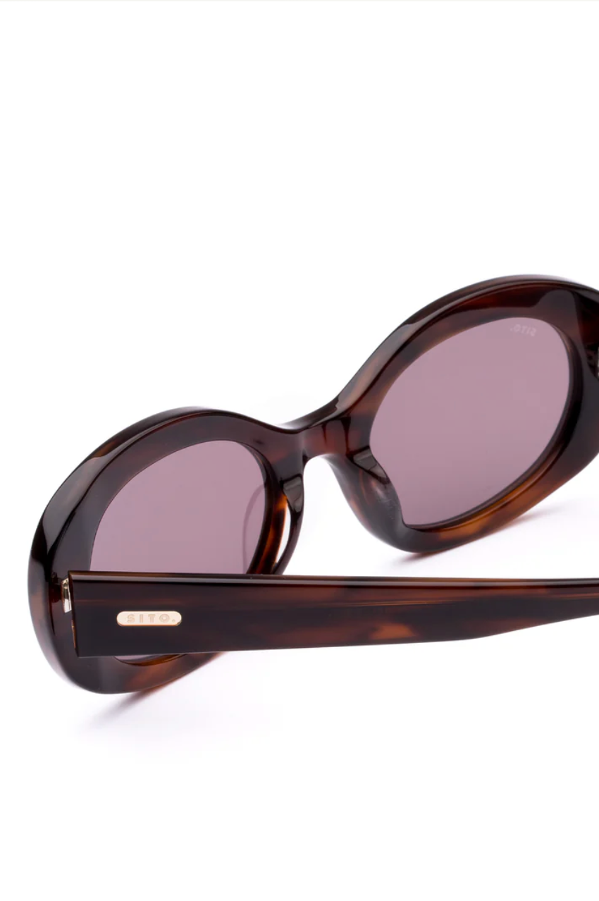 Luna Sunglasses - Hazel Wave/Brown