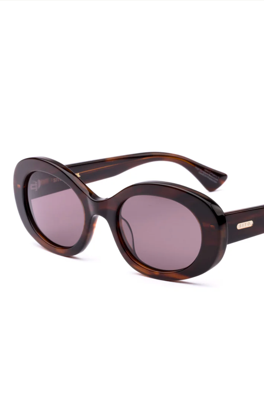 Luna Sunglasses - Hazel Wave/Brown
