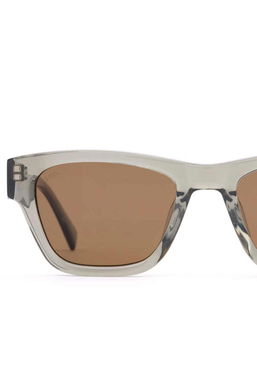 Boston Polarised Sunglasses - Nori/Brown