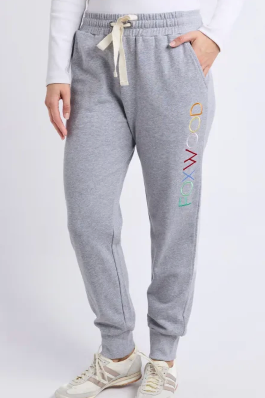 Foxwood Simplified Confetti Track Pant - Grey