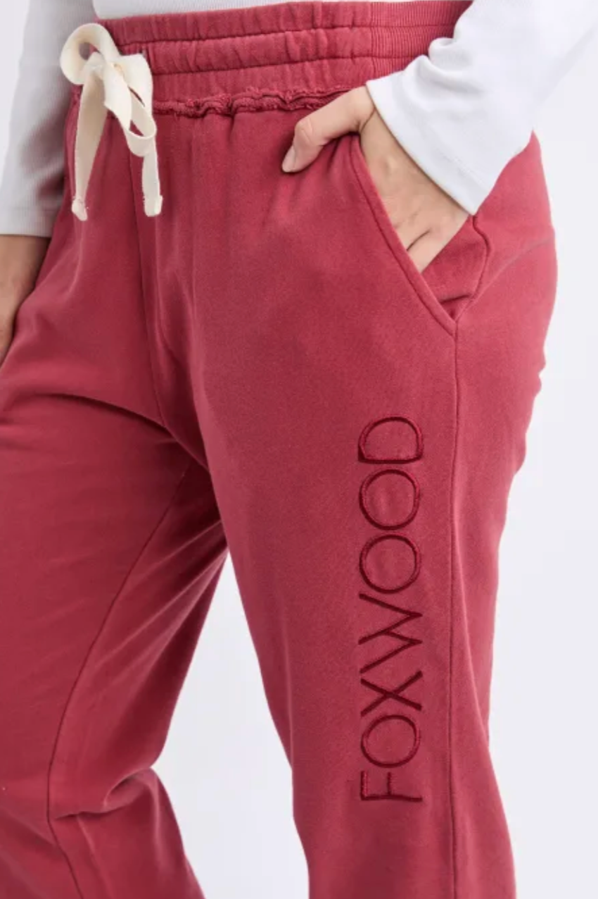 Foxwood Simplified Track Pant - Rust