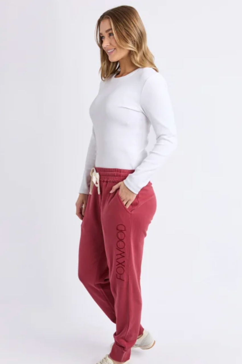 Foxwood Simplified Track Pant - Rust