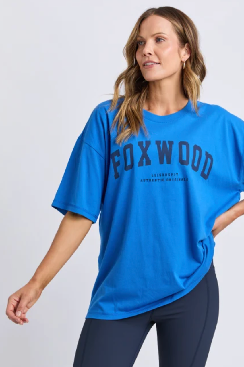 Foxwood Interval Tee - Blue/Navy