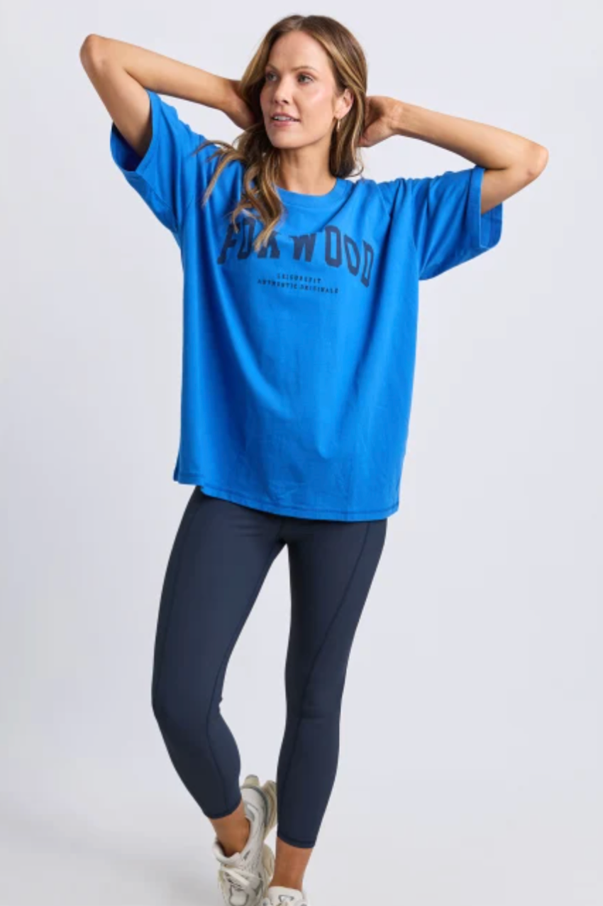 Foxwood Interval Tee - Blue/Navy