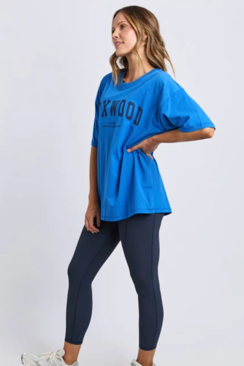 Foxwood Interval Tee - Blue/Navy