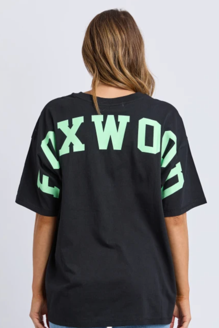 Foxwood Interval Tee - Wblk/Green
