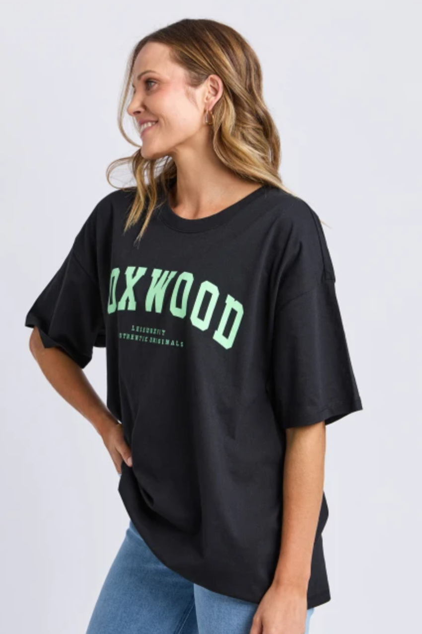 Foxwood Interval Tee - Wblk/Green