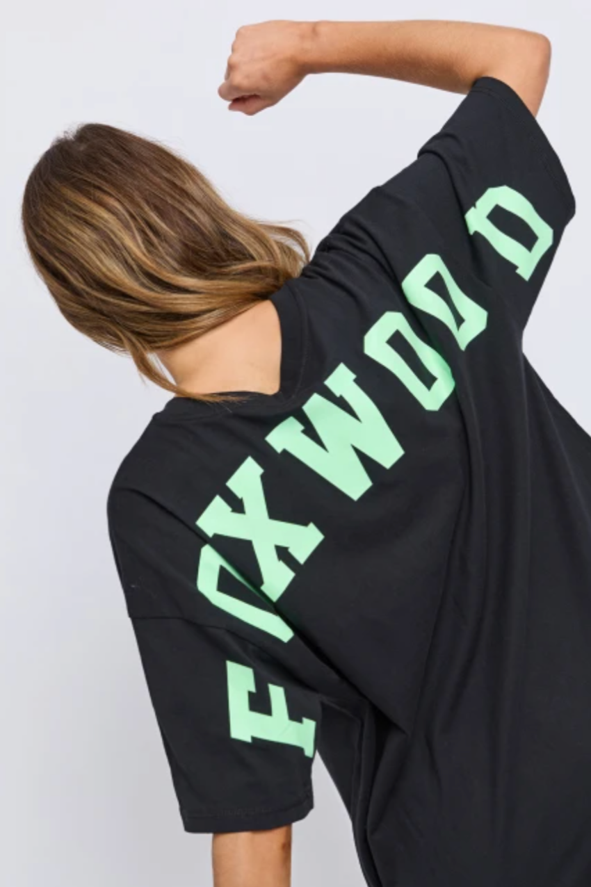 Foxwood Interval Tee - Wblk/Green