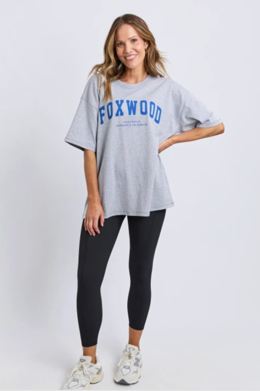 Foxwood Interval Tee - Grey/Blue