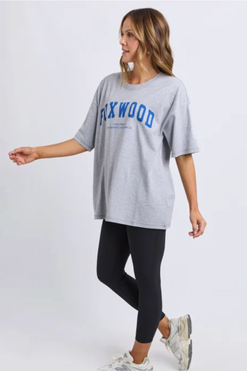 Foxwood Interval Tee - Grey/Blue