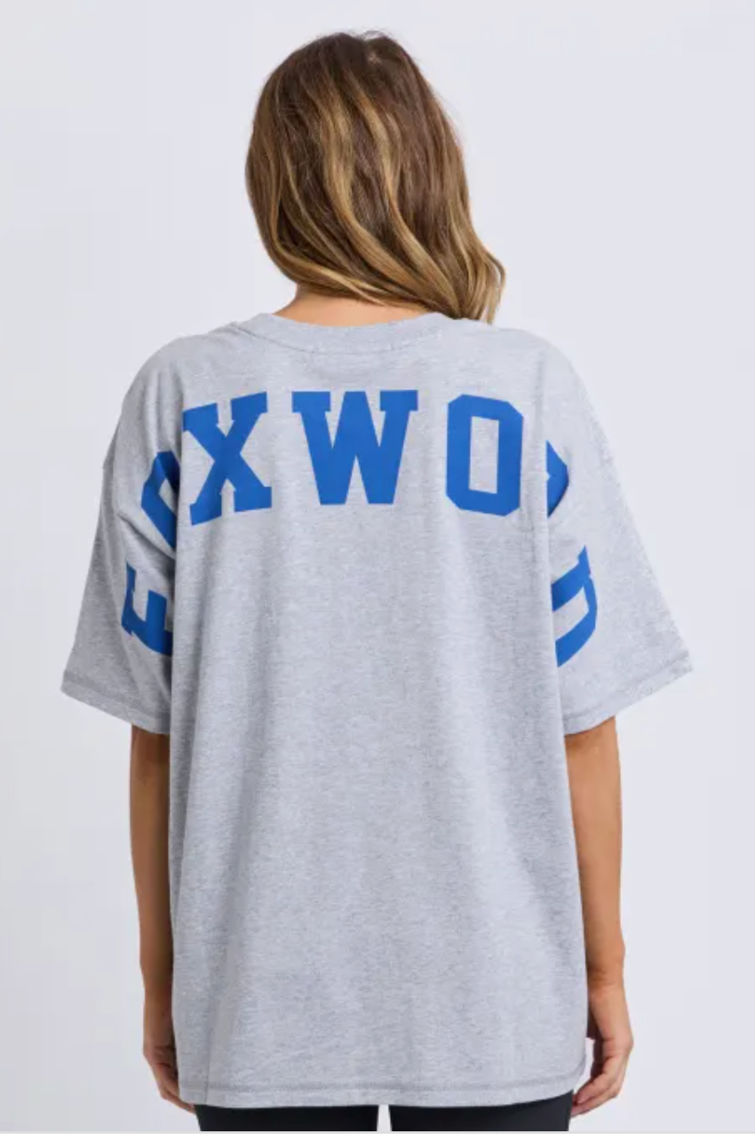 Foxwood Interval Tee - Grey/Blue