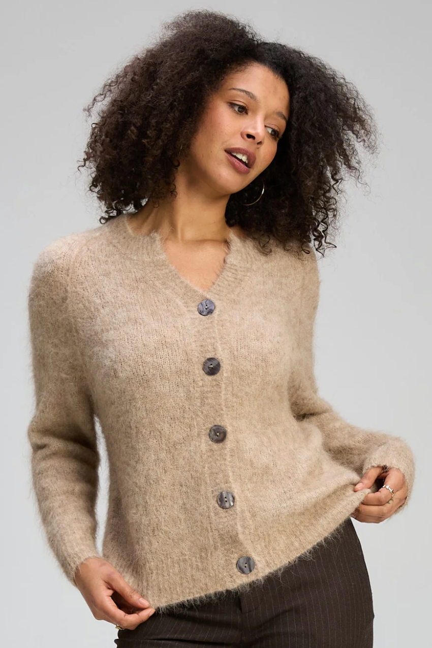 Alpaca Cardi - Bark