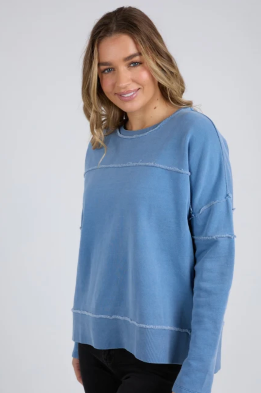 Foxwood Jayne Throw On Fleece - Coronet Blue