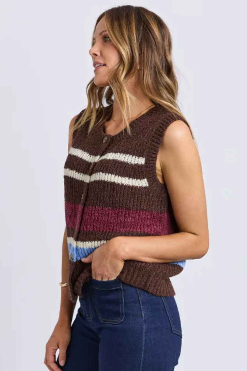 Foxwood Delta Stripe Knit