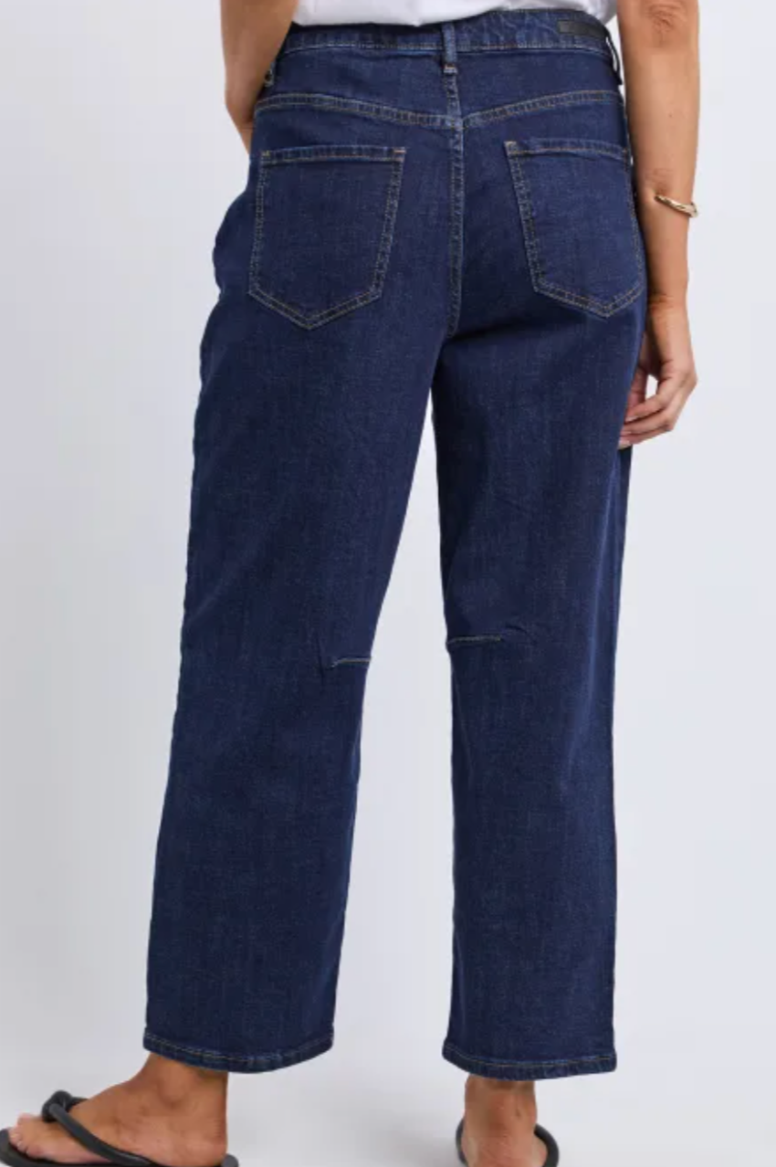 Foxwood Ambrose Barrel Jean - Indigo