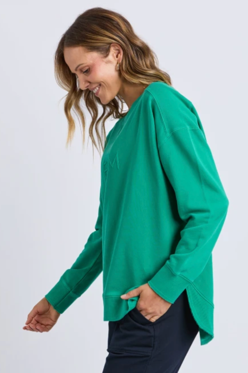 Elm Established Crew - Turquose