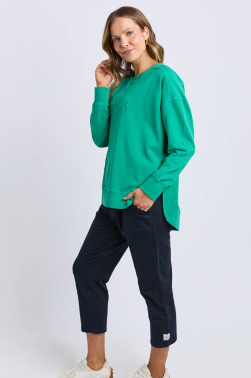 Elm Established Crew - Turquose