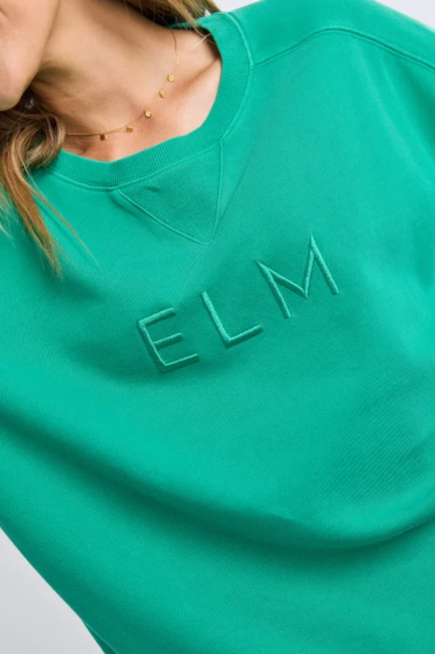 Elm Established Crew - Turquose