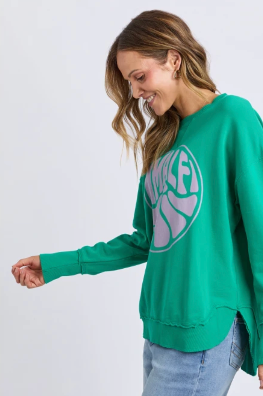 Elm Amalfi Crew - Turquoise