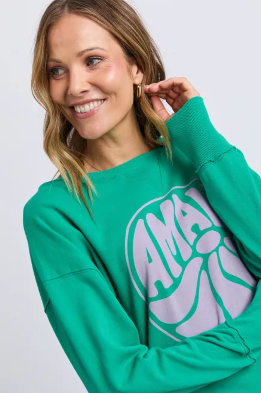 Elm Amalfi Crew - Turquoise