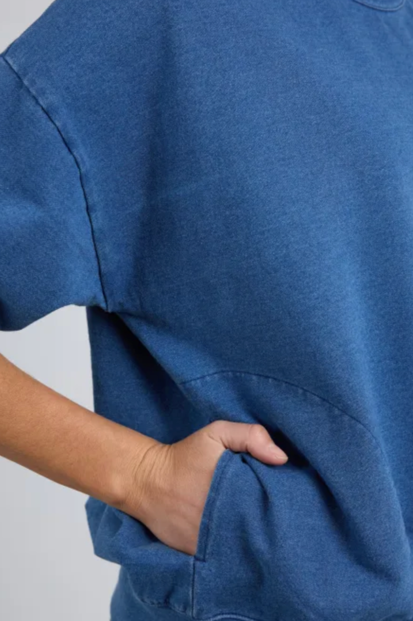 Elm Mazie Sweat - Denim Look