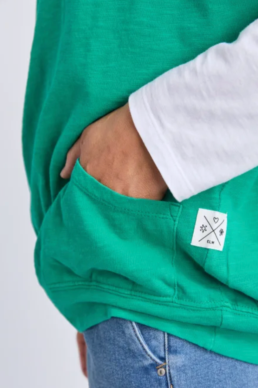 Elm Mazie Sweat - Turquoise