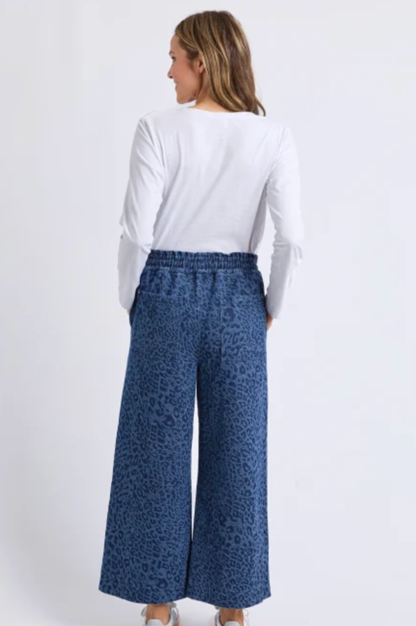 Elm Anna Animal Denim Pant