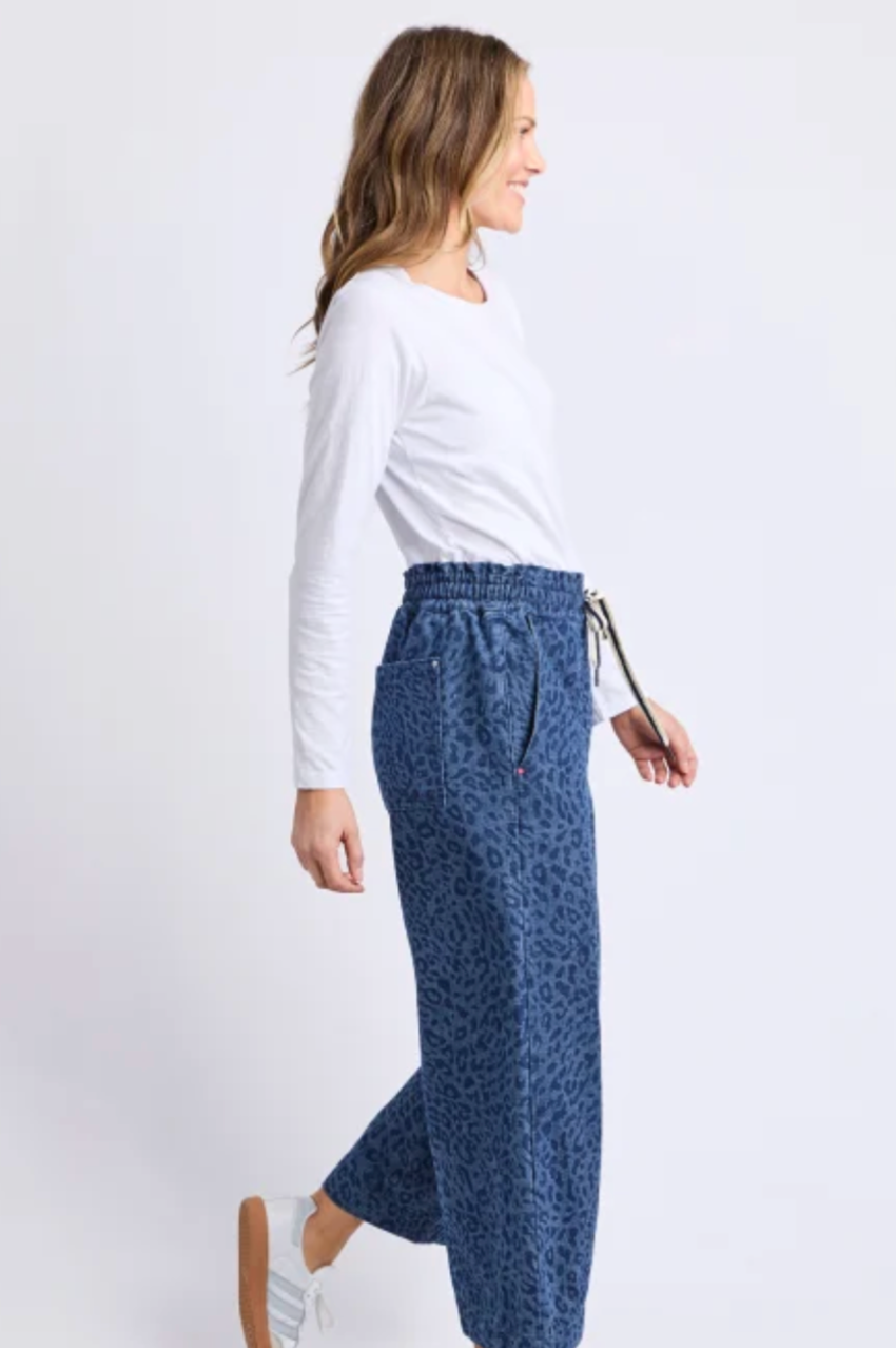 Elm Anna Animal Denim Pant