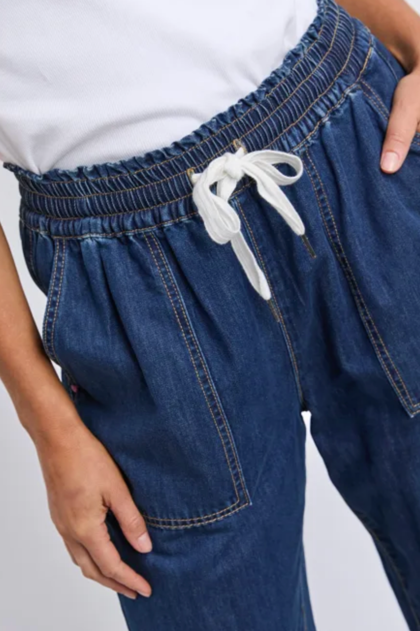 Elm Greta Slim Leg Denim Pant