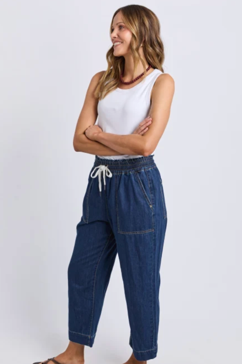 Elm Greta Slim Leg Denim Pant