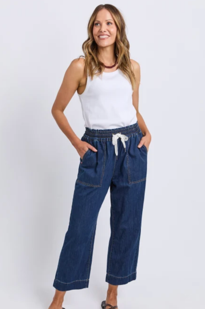 Elm Greta Slim Leg Denim Pant