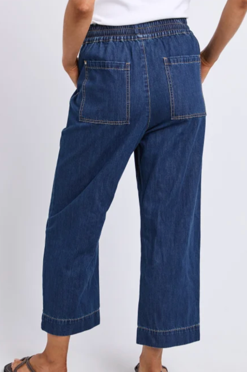 Elm Greta Slim Leg Denim Pant