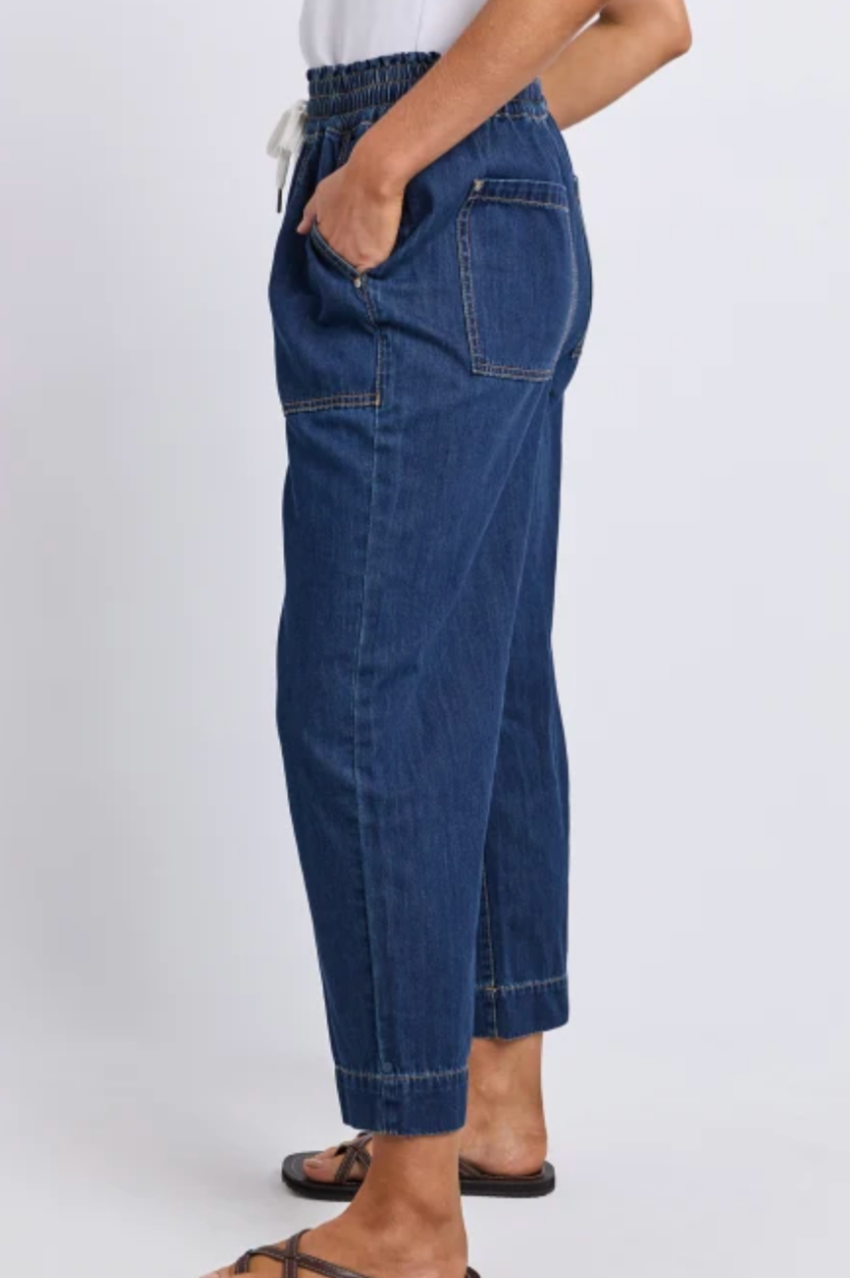 Elm Greta Slim Leg Denim Pant