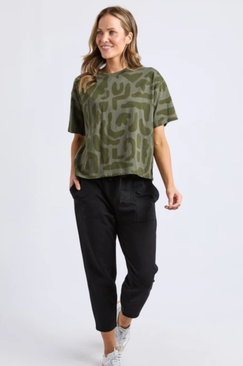 Elm Gala Tee - Clover Print