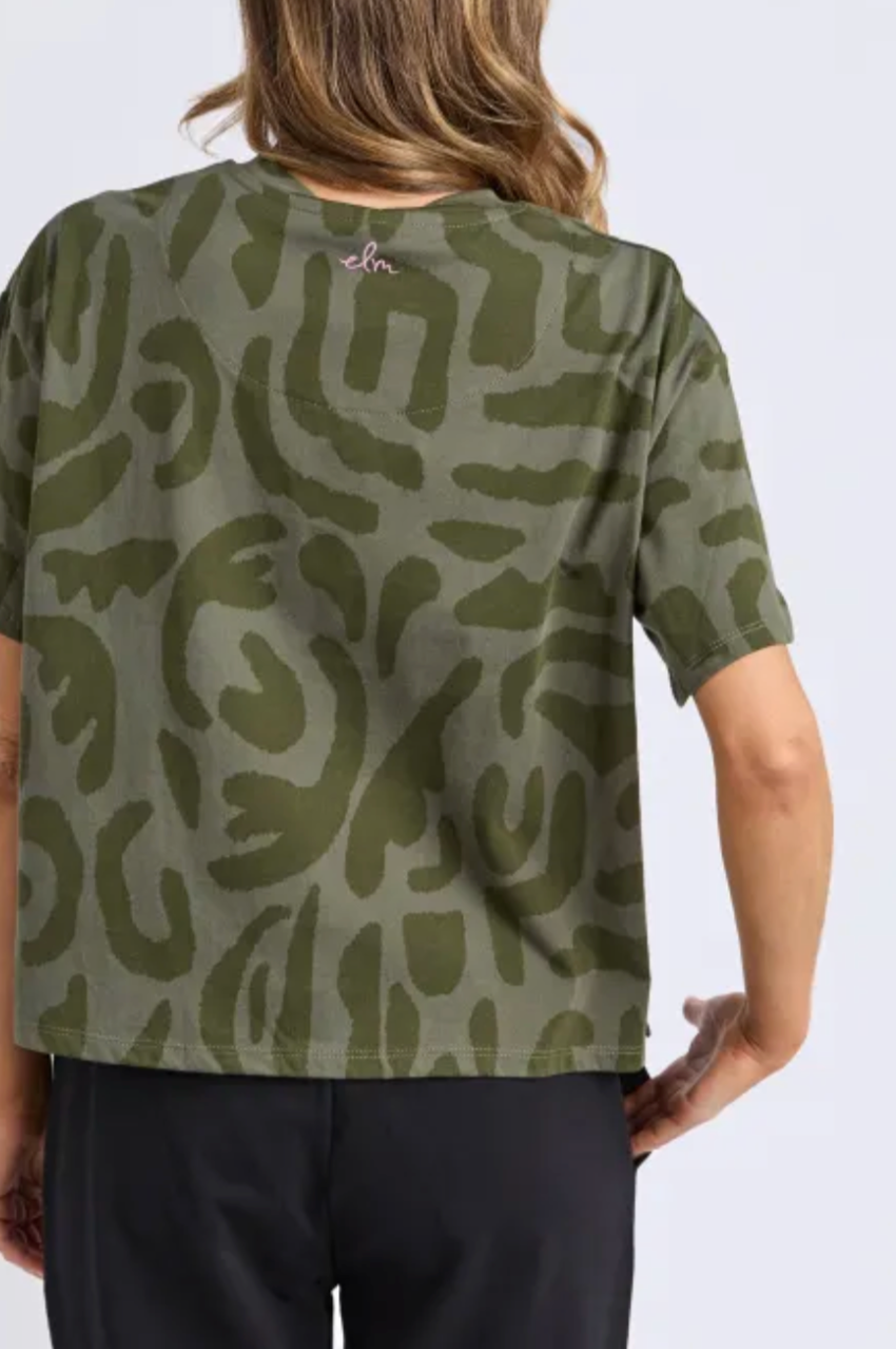 Elm Gala Tee - Clover Print