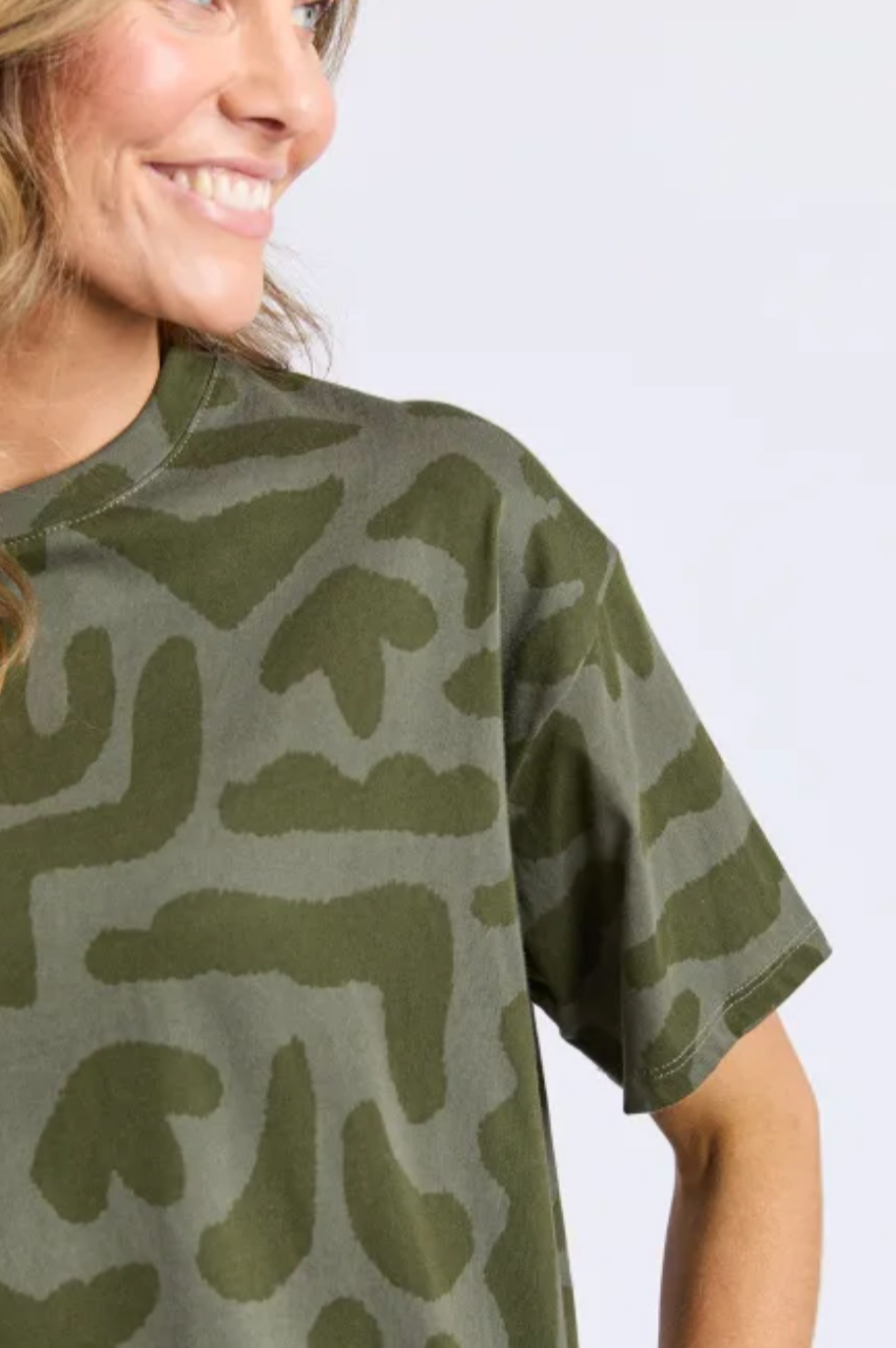 Elm Gala Tee - Clover Print