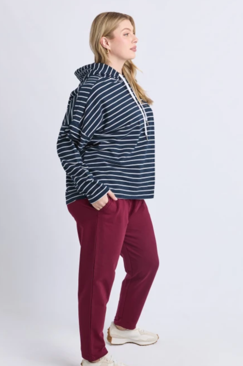 Elm Rhea Hoodie - Navy/White