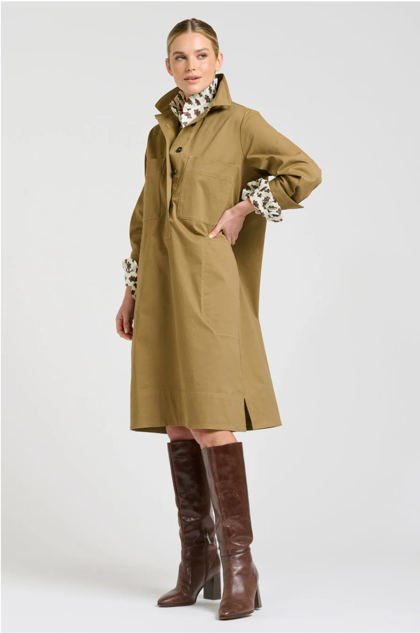 Jane Utility Popover Dress
