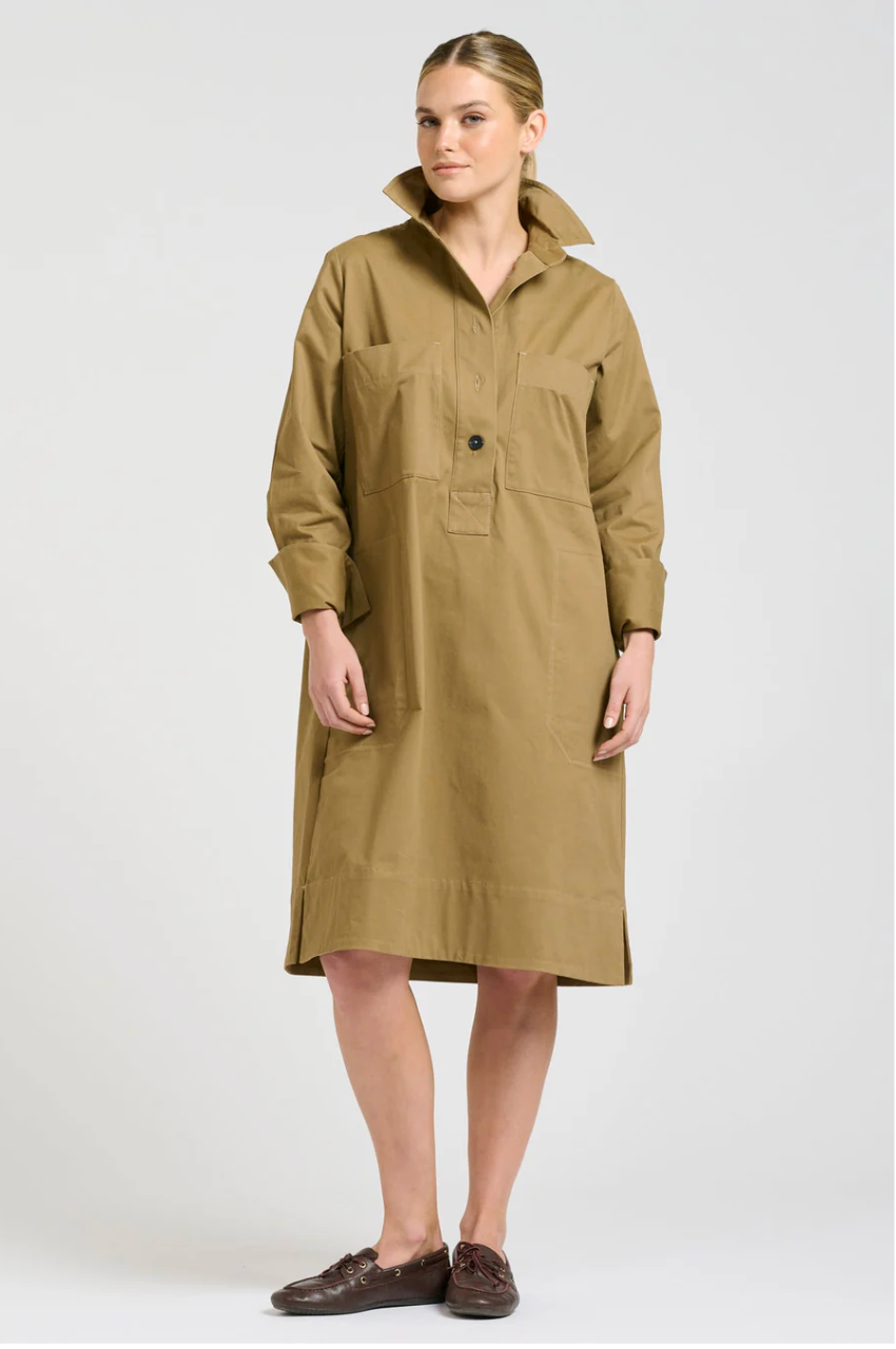 Jane Utility Popover Dress