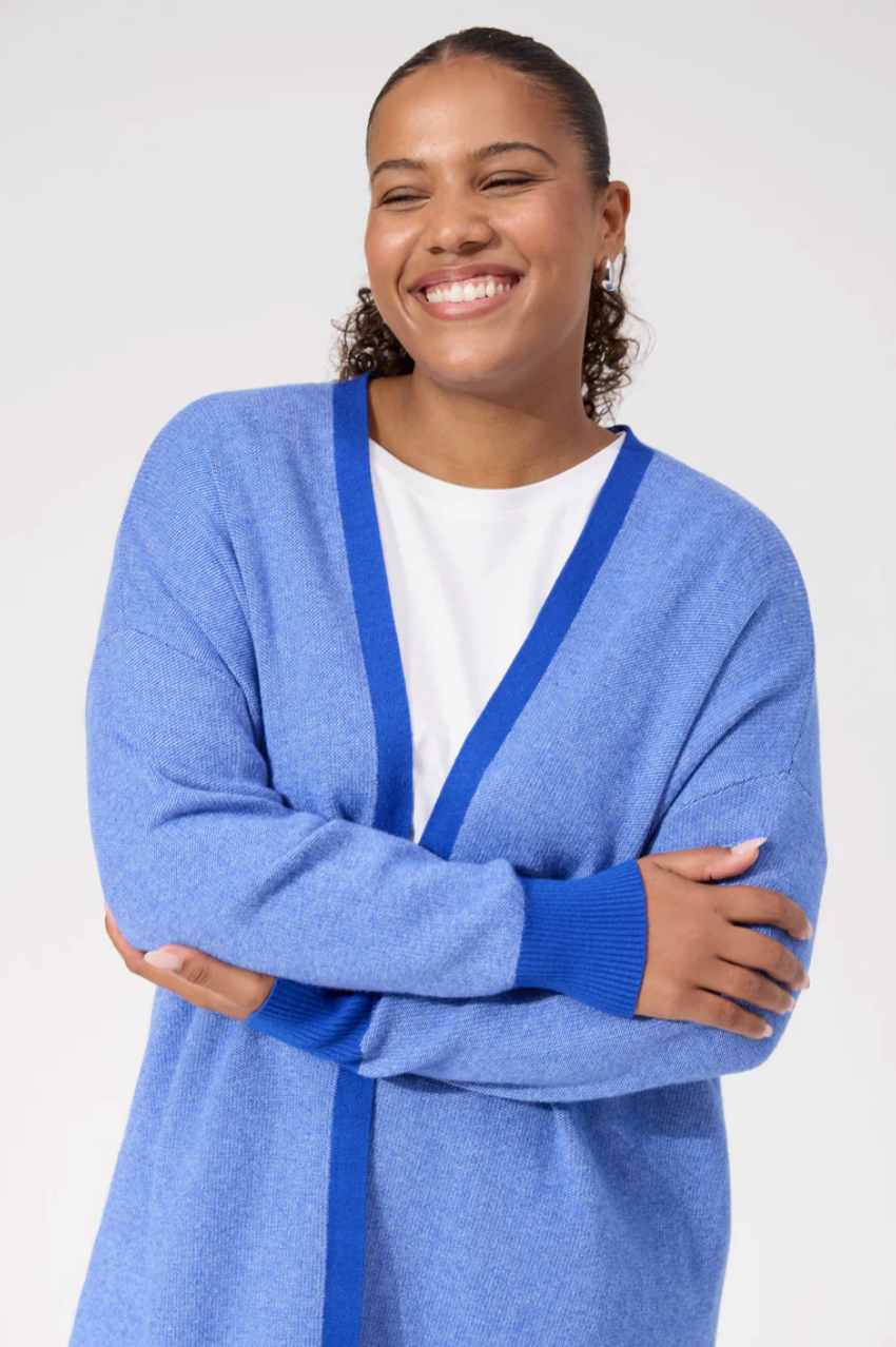 Monterosa Cardigan - Cobalt