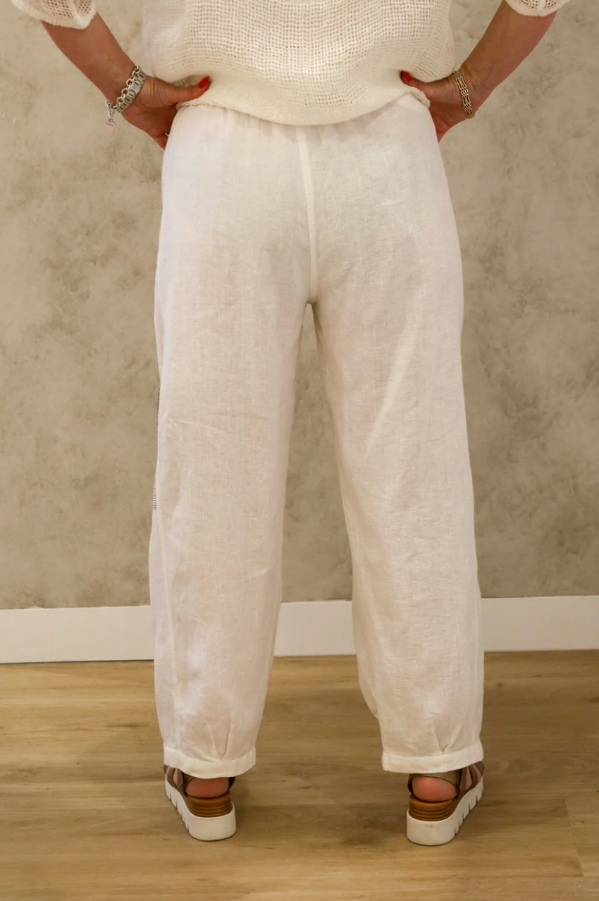 Mabel Pant - White
