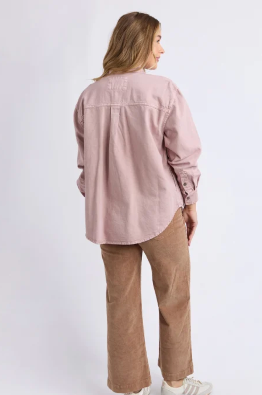 Foxwood Daisy Overshirt - Wood Rose