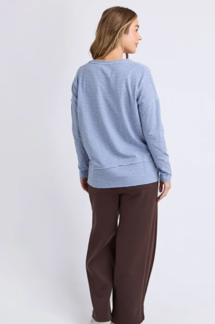 Foxwood Eddie Stripe Top - Blue