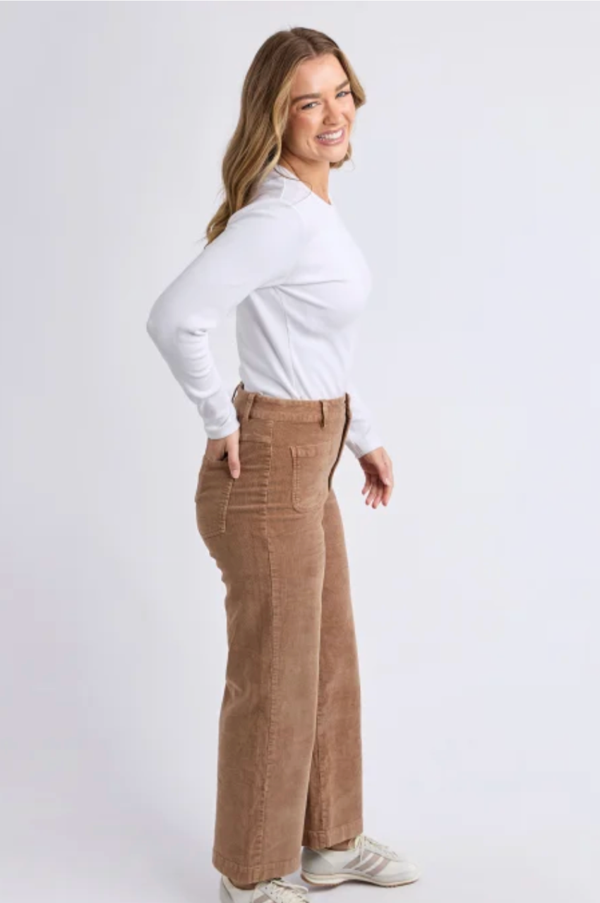 Foxwood Henrietta Cord Pant - Toasted Coconut