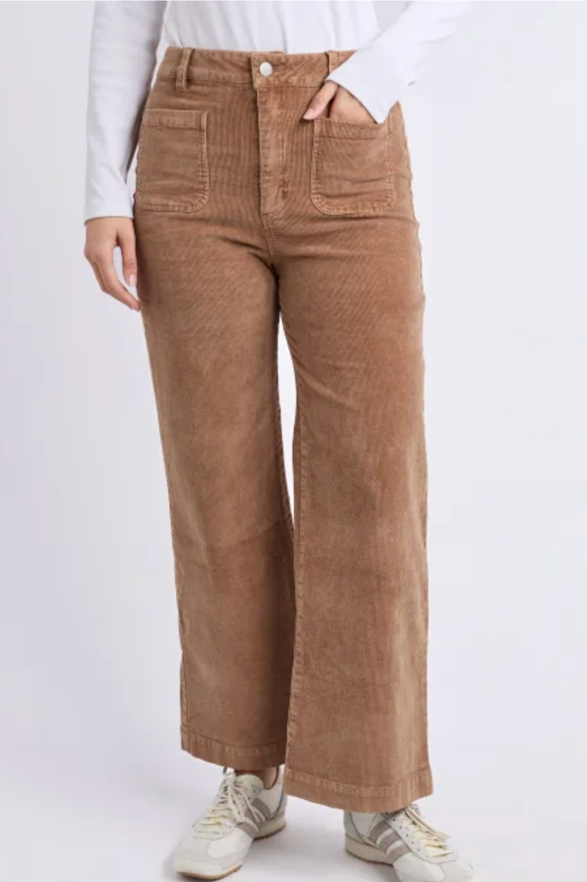 Foxwood Henrietta Cord Pant - Toasted Coconut