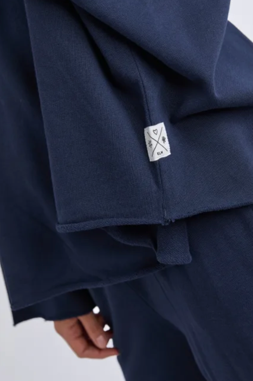 Elm Gab L/S Sweat - Sapphire