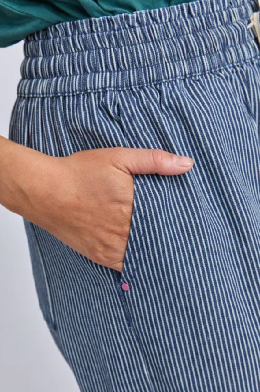 Elm Julia Pinstripe Denim Pant
