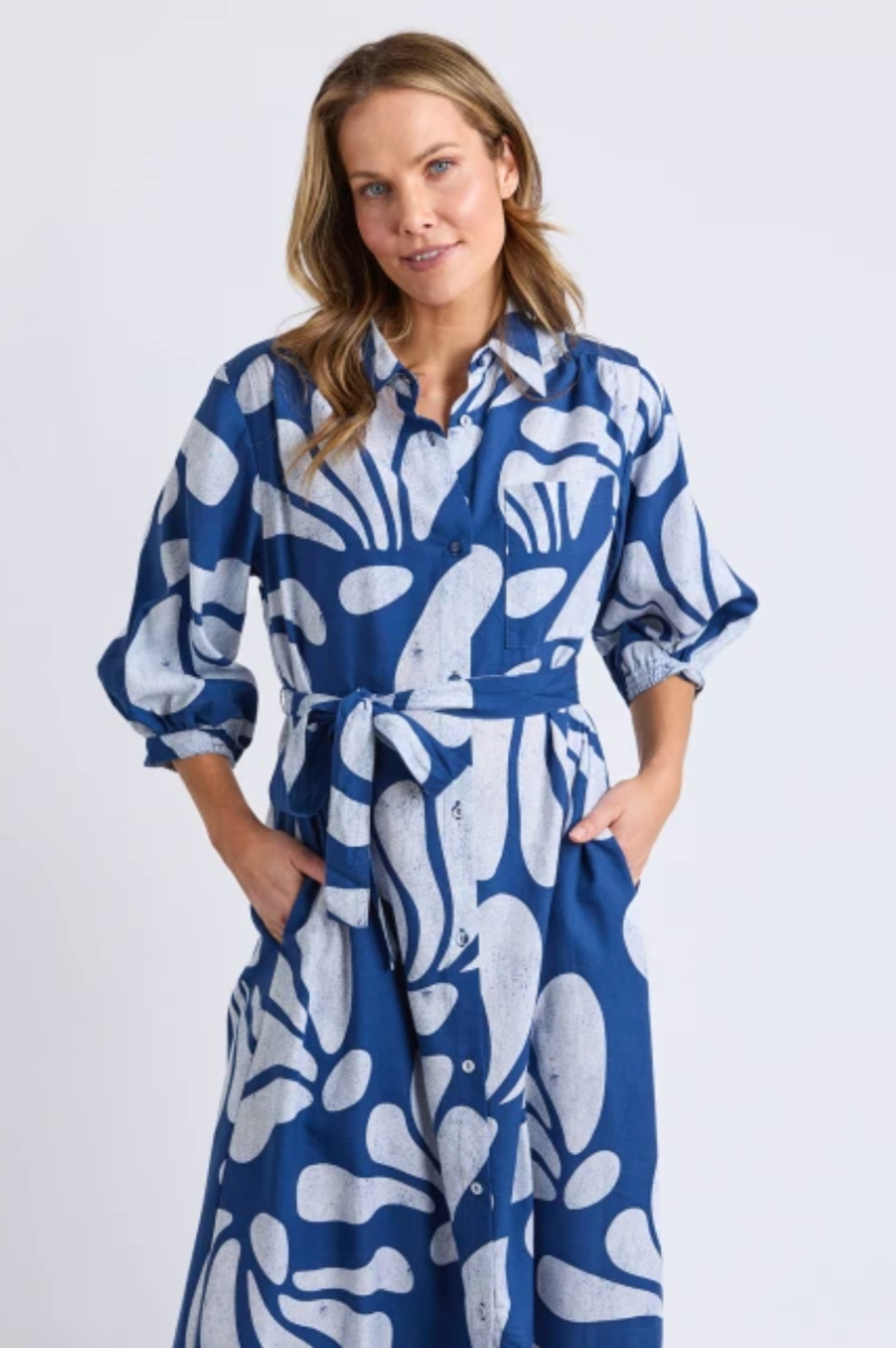 Elm Celeste Dress - Navy